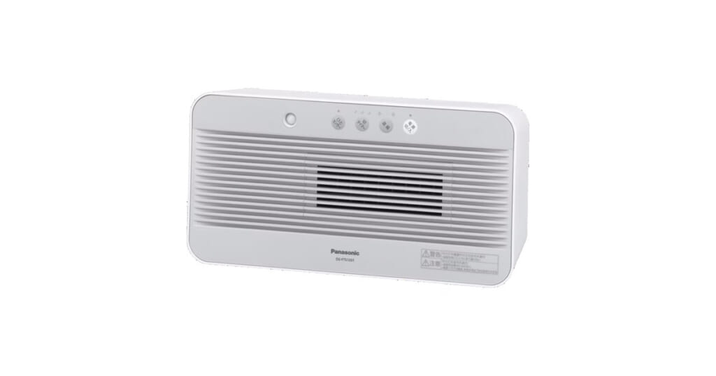 セラミックファンヒーター　電気ストーブです。足元に置いて使用する。小型ストーブです。