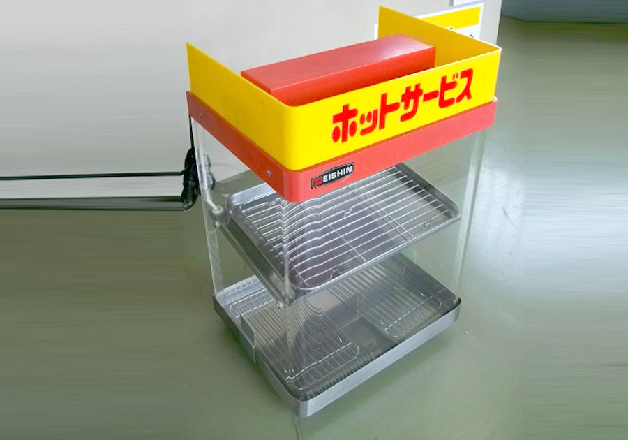 ホットショーケース フライドポテトや焼きそばなど、いろんな食べ物の保温ができます。保温機