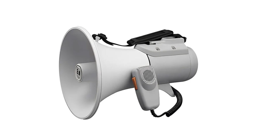 メガホン 拡声器 ショルダー型ハンド型があります。トランジスタメガホン