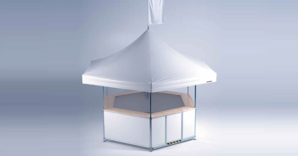 パビリオンテント。mastertent社製パビリオンテントを入荷しました。山形でレンタルいたします。イベントにモダンなテントを利用してみませんか？
