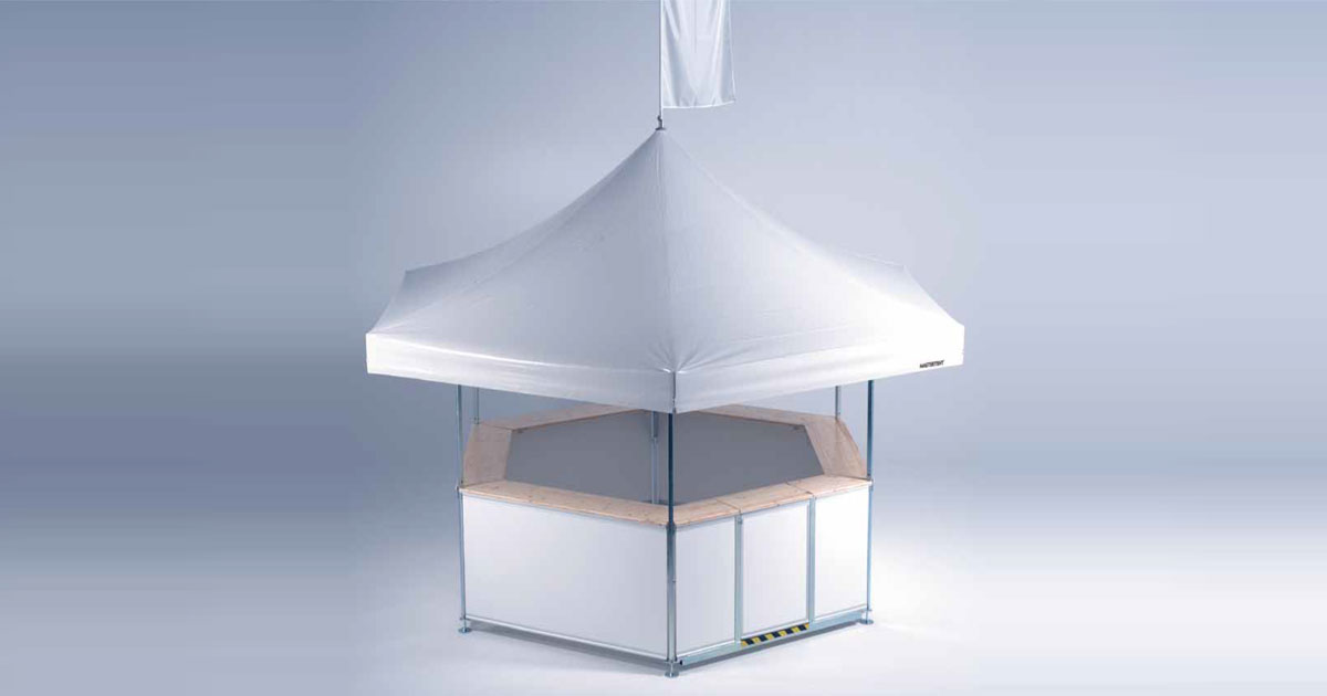 パビリオンテント。mastertent社製パビリオンテントを入荷しました。山形でレンタルいたします。イベントにモダンなテントを利用してみませんか？