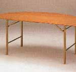 半丸テーブル　ベニヤ製　1800